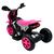 Motocicleta Montable para Niños 3 Ruedas Sonido,luz 6V  - Rosa.