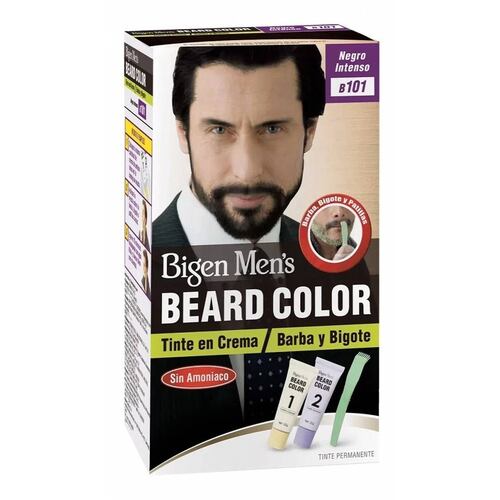 Tinte Bigen Men's Barba Negro Intenso B101 Permanente