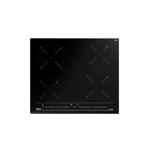 Parrilla vitrocerámica inducción TEKA IZC 64010 MSS BK 4 Quem Touch Color Negro.