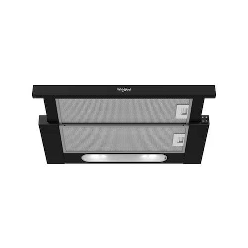 Campana Retráctil Empotrable Whirlpool WHT6030B de 60 Cm en Acero Negro