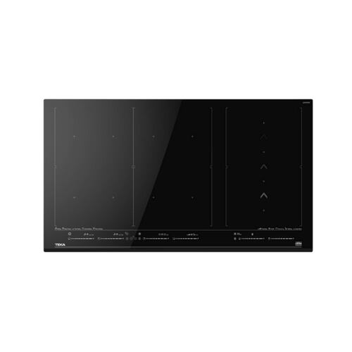 Parrilla Eléctrica Empotrable Teka IZF 99770 MST BK con 6 Quemadores en Vitrocerámica Negra de 90 cm.