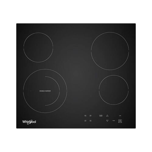Parrilla Empotrable de Cocina Whirlpool Electrica WEC5240B de 60 cms en Acero Inoxidable.