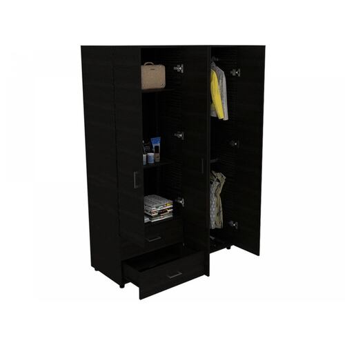 CLOSET ARMABLE MODELO ANKORA MARCA EXCELSIOR COLOR CHOCOLATE.