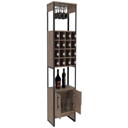 MUEBLE BAR MAGNUM COLOR MIEL MARCA EXCELSIOR.