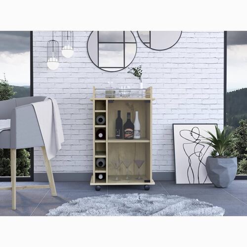 Mueble bar armable modelo Dukat color Duna marca Excelsior.