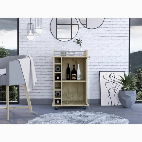 Mueble bar armable modelo Dukat color Duna marca Excelsior.