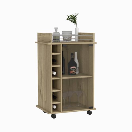 Mueble bar armable modelo Dukat color Duna marca Excelsior.