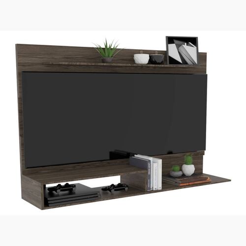 PANEL DE TV ARMABLE MODELO BEIJING MARCA EXCELSIOR COLOR COÑAC.