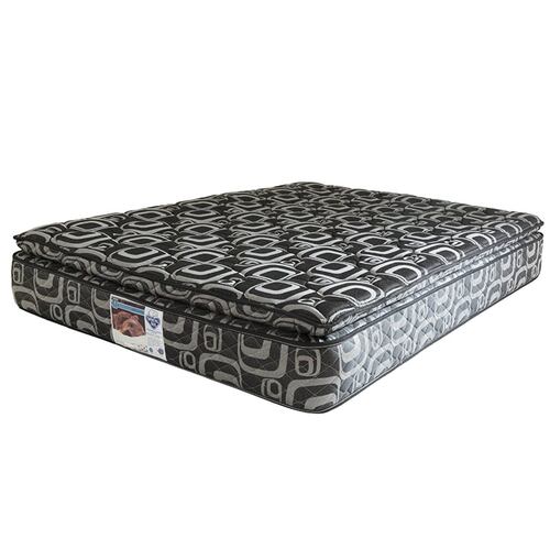 Colchón Matrimonial Spring Air Morgan Con Protector y Almohada Oso