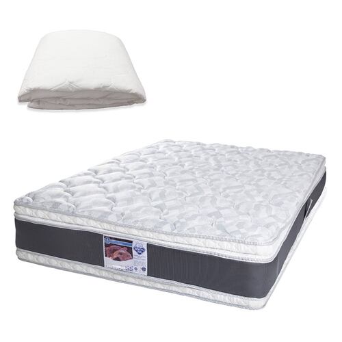 Colchón Matrimonial Spring Air Jupiter + Protector de Colchón