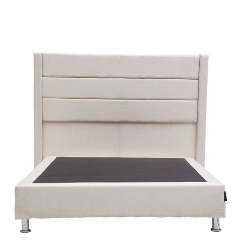 Cabecera Individual Dicasa Lugo con Box Columbia Beige