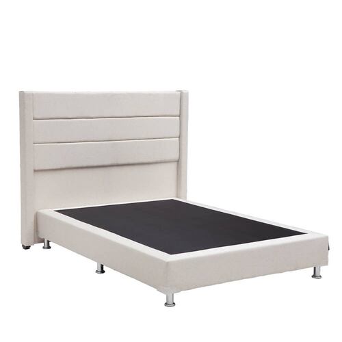 Cabecera Individual Dicasa Lugo con Box Columbia Beige