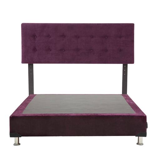 Cabecera King Size Dicasa Bilbao con Box Velvet Morado