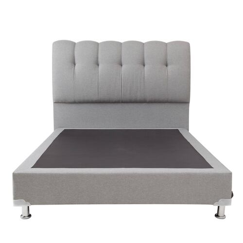 Cabecera Matrimonial Dicasa Nube con Box Gris Claro
