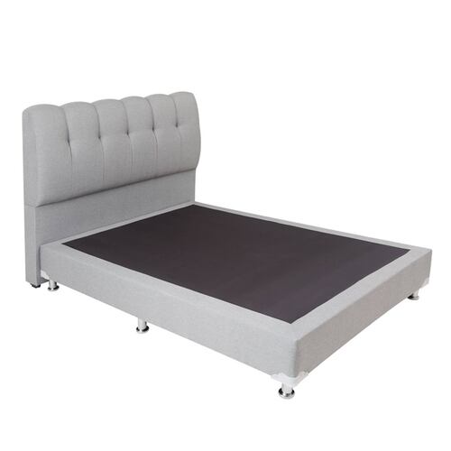 Cabecera Matrimonial Dicasa Nube con Box Gris Claro