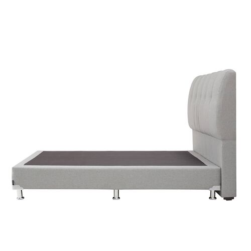 Cabecera Matrimonial Dicasa Nube con Box Gris Claro