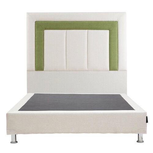 Cabecera Individual Dicasa Bora con Box Beige