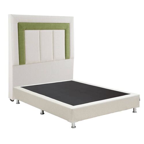 Cabecera Individual Dicasa Bora con Box Beige