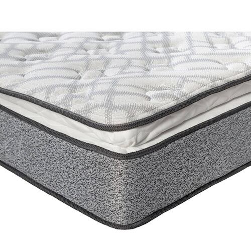 Colchón Matrimonial Restonic Vail con Almohada One, Sabanas Softy, Protector y Edredon