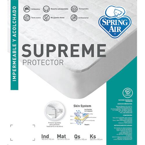 Colchón Queen Size Restonic Trust con Almohada y Protector