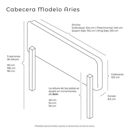 Colchón Restonic Mark con Cabecera Dicasa aries matrimonial
