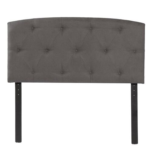 Cabecera Matrimonial Dicasa Sigma con Box Gris Oscuro