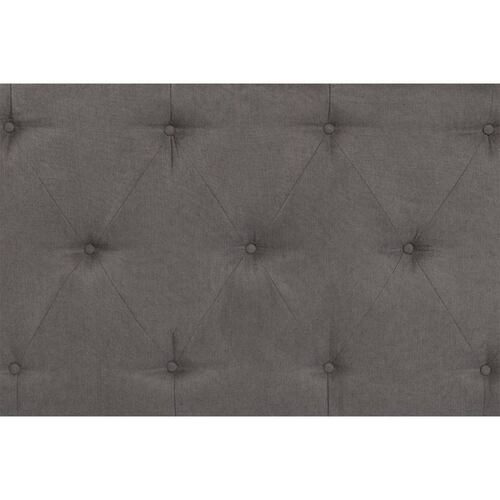 Cabecera Matrimonial Dicasa Sigma con Box Gris Oscuro