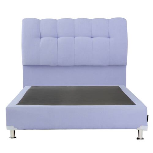 Cabecera King Size Dicasa Nube con Box Lila