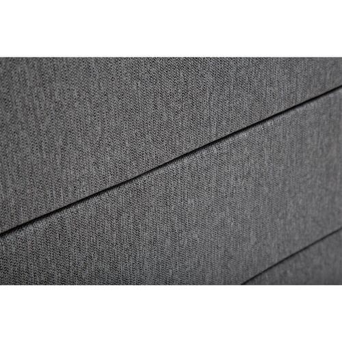 Colchon Matrimonial Spring Air Omega Con Cabecera Lugo y Box Gris Oscuro