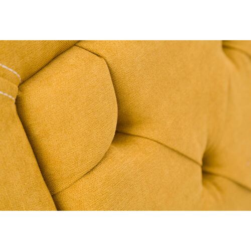 Colchon Matrimonial Restonic Trust Con Cabecera Mary y Box Mostaza