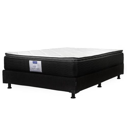 Colchón matrimonial Dicasa Legan con Box, almohada y sabanas
