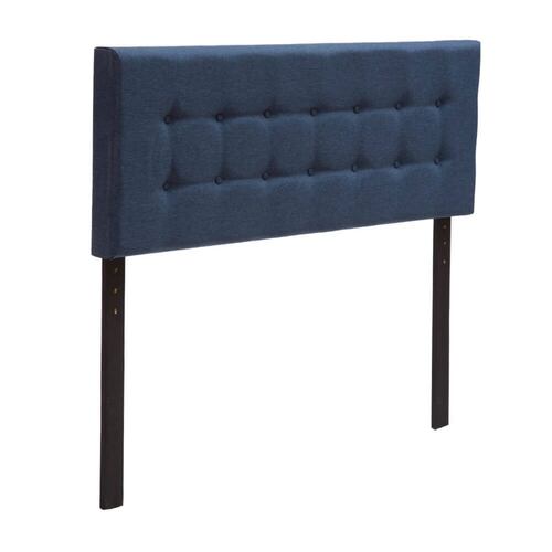 Colchon Matrimonial Spring Air Jupiter Con Cabecera Bilbao y Box Azul