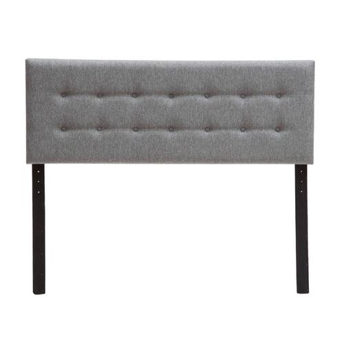 Colchon Matrimonial Spring Air Omega Con Cabecera Bilbao y Box Gris