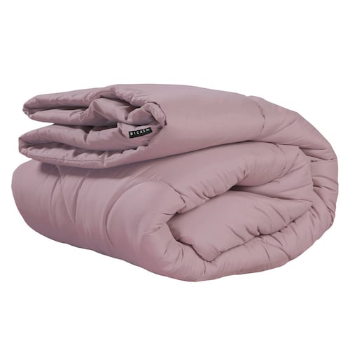 Edredon Matrimonial Dicasa Homy  Lila con Sabanas Softy  y Almohadas 2Pack