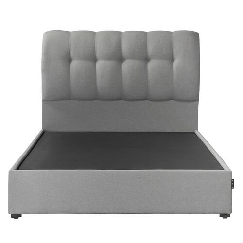 Cabecera Dicasa Nube con Base Cama matrimonial gris