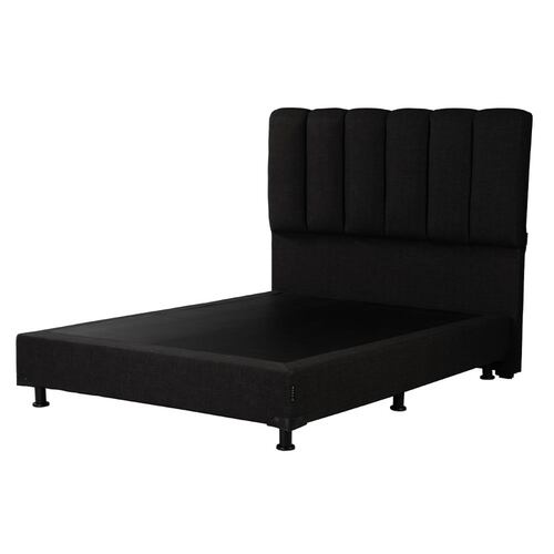 Cabecera King Size Dicasa Kami con Box Negro