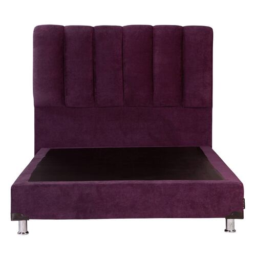Cabececera Queen Size Dicasa Kami con Box Velvet Morado