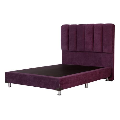 Cabececera Queen Size Dicasa Kami con Box Velvet Morado