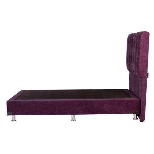 Cabececera Queen Size Dicasa Kami con Box Velvet Morado