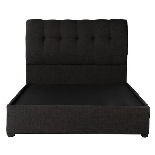 Cabecera Matrimonial Dicasa Nube con Base Cama Belucci Negro