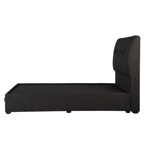 Cabecera Matrimonial Dicasa Nube con Base Cama Belucci Negro