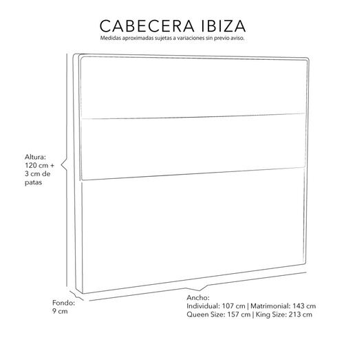Cabecera Matrimonial Dicasa Ibiza Palo de Rosa