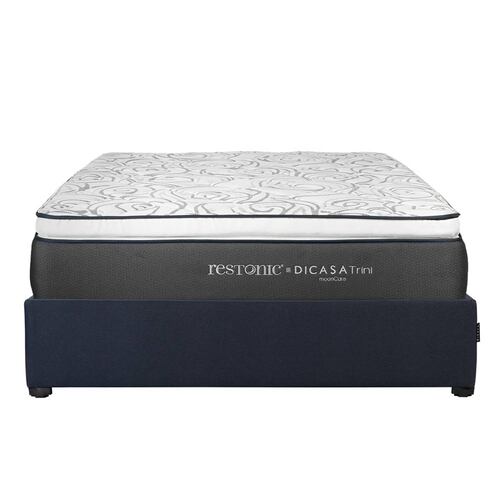 Colchón Matrimonial Dicasa Trini con Base Cama Orleans Azul
