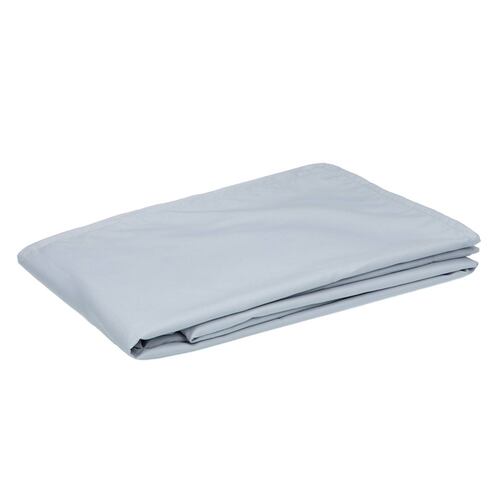 Edredon Individual Dicasa Couzy Azul Marino con Gris, Sábanas Softy Platino