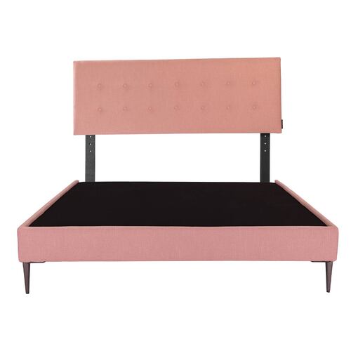 Cabecera Individual Dicasa Bilbao Palo de Rosa con Base Cama Slim