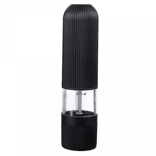 Molino para especias electrico molinillo para sal y pimienta de ABS con luz led