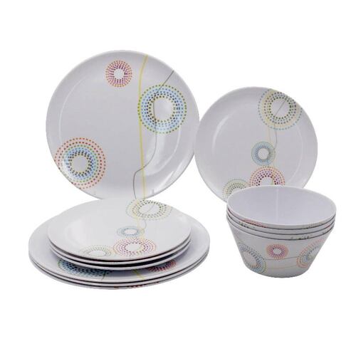 Vajilla de Cocina Melamina Tulum 12 pz Fraciel