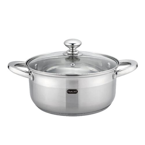 Batería de Cocina Luxor 7 pz Acero Inox Inducción Fraciel