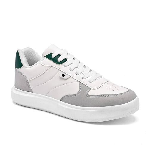 Mora Urban Tenis urbano para hombre blanco gris verde Codigo 126367F