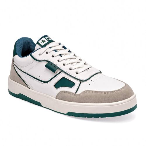 Mora Urban Tenis urbano para hombre blanco latte verde Codigo 125482F
